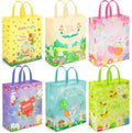 Bolsas de Regalo Grandes AhfuLife para Pascua, 6 Pzs de Bolsas para Búsqueda de Huevos, Reutilizables con Diseño de Conejo, 14.9'' x 11.8'' x 5.9'' - imagen 1