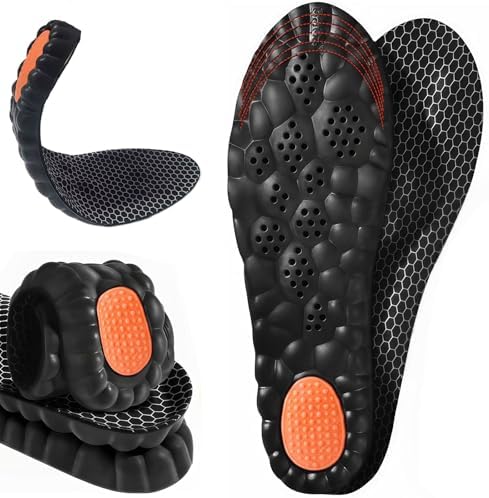Plantillas 4D Steppers para Hombre y Mujer, Plantillas de Espuma Viscoelástica para Masaje - Plantillas Ajustables para Alivio del Dolor y Fatiga, - imagen 1