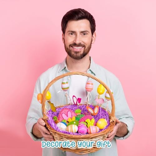 REJODA Papel de Relleno Arrugado para Regalos de Pascua en 6 Colores, 11 Oz, Ideal para Decorar Cestas y Fiestas, Ecológico y Reciclable - imagen 5