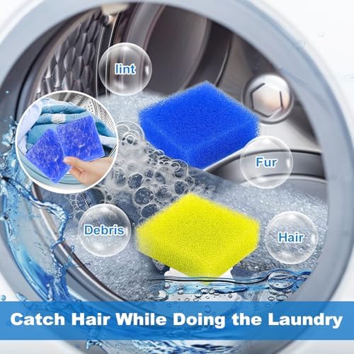 Removedor de Pelo de Mascotas 6PCS para Lavandería, Adhesivo Ultra para Secadora, Reciclable y Ecológico, Herramienta para Quitar Pelusa y Pelo de - imagen 4