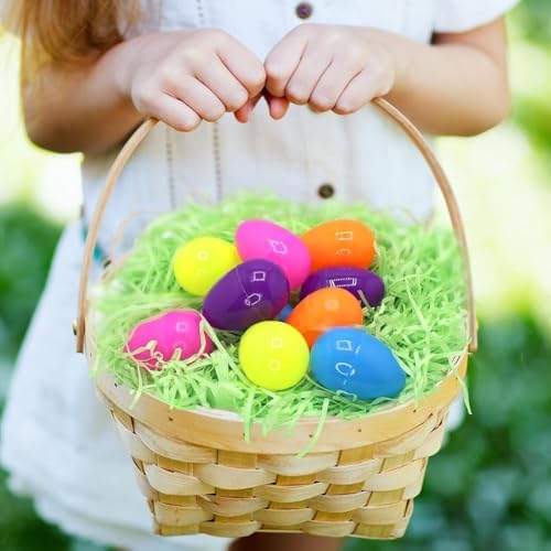 Papel de relleno reciclable de 10.6 oz (300g) para canastas de Pascua, césped de 6 colores para regalos, envoltura y decoraciones de fiesta de Pascua - imagen 3