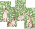 Servilletas de Primavera con Estampado Floral de Stxy - Servilletas Decorativas de Conejo de Pascua, 45 piezas, Desechables para Baño y Manualidades - imagen 1