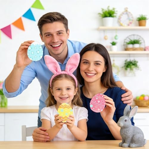 Soportes para Tarjetas de Regalo de Pascua - Paquete de 12 Fundas de Huevos de Pascua para Dinero y Tarjetas, Adornos para Fiestas Cristianas de - imagen 5