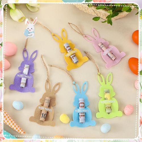 Gilprop 12 Piezas de Portamonedas de Fieltro para Regalos en Efectivo, Cesta Pastel para Tarjetas, Sorpresas DIY para Niños y Nietos (Multicolor) - imagen 6