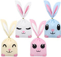 Bolsas de Regalo de Conejito de Pascua Peony Man 100 PCS, Bolsas Plásticas para Dulces y Fiestas con Cierre de Twist para Galletas y Sorpresas - imagen 1