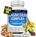 Suplemento de Complejo de Magnesio 1000mg - Magnesio Glicinato, Citrato, Malato, Taurato, Quelado para Absorción Fácil, Huesos, Músculos, - imagen 1