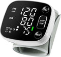 Monitores de Presión Arterial Oklar para Uso en Casa, Digital Recargable de Muñeca con Pantalla LED, Voz, 240 Memorias para 2 Usuarios y Estuche de - imagen 1