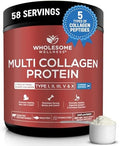 Wholesome Wellness Polvo de Proteína Premium Multi Colágeno Hidrolizado para Mujeres y Hombres, 5 Tipos, Libre de OGM, Sin Sabor, Proteína Pura para - imagen 1