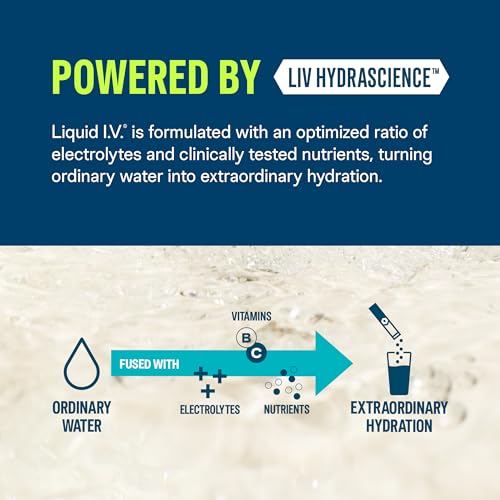 Liquid I.V.® Multiplicador de Hidratación Sin Azúcar - Paquete Variado: Frambuesa Melón, Limón Lima, Durazno Blanco, Uva Verde | Mezcla de Bebida - imagen 3