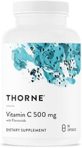 THORNE - Vitamina C 500 mg - Mezcla de Vitamina C y Bioflavonoides Cítricos de Naranjas - Apoya el Sistema Inmunológico, Energía Celular y Síntesis - imagen 1