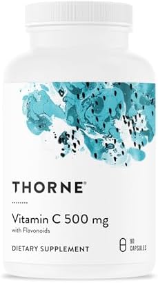 THORNE - Vitamina C 500 mg - Mezcla de Vitamina C y Bioflavonoides Cítricos de Naranjas - Apoya el Sistema Inmunológico, Energía Celular y Síntesis - imagen 1