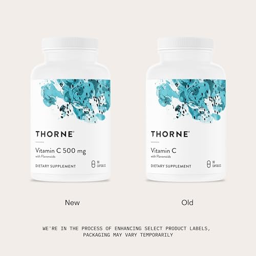 THORNE - Vitamina C 500 mg - Mezcla de Vitamina C y Bioflavonoides Cítricos de Naranjas - Apoya el Sistema Inmunológico, Energía Celular y Síntesis - imagen 3