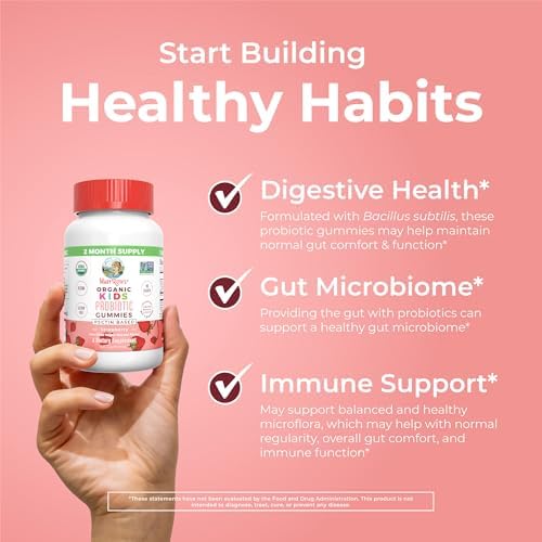 Probioticos para Niños MaryRuth Organics | Gomitas Veganas | Salud Digestiva y Inmunológica | 60 Unidades | Suministro para 2 Meses | Sin Gluten - imagen 5