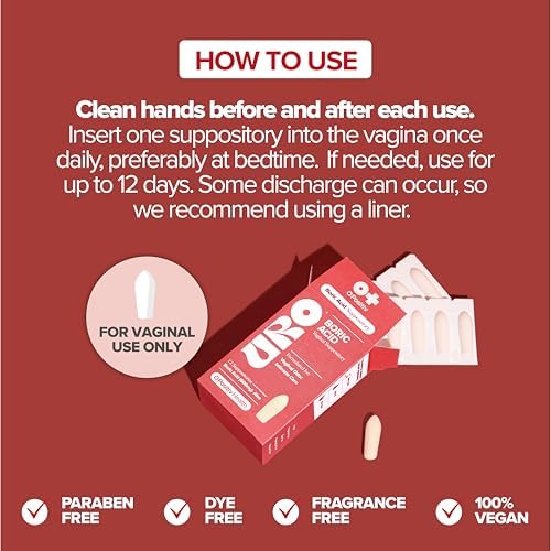 Suplemento Vaginal O Positiv URO con Ácido Bórico – Alivio Rápido y Control de Olores – Con Ácido Láctico y Aloe – Vegano, Sin Parabenos, Colorantes - imagen 5
