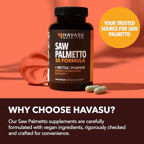 Suplemento de Saw Palmetto con Ortiga y Extracto de Semilla de Calabaza - Fórmula Avanzada 3X - Bloqueador de DHT, Salud Urinaria y Soporte - imagen 5