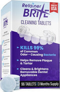 Tabletas Retainer Brite para Limpiar Retenedores y Aparatos Dentales - 96 Unidades - imagen 1