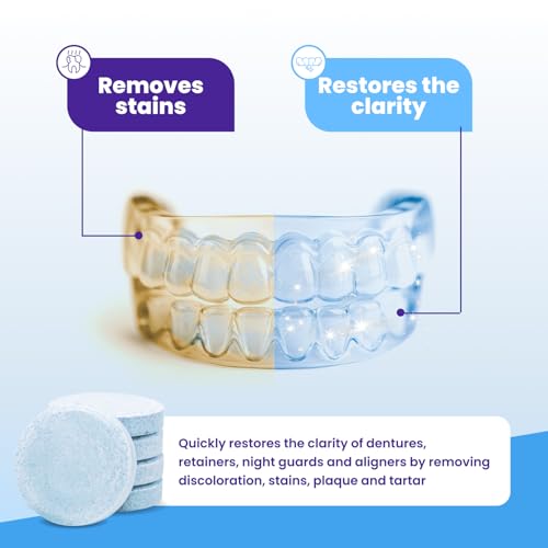Tabletas Retainer Brite para Limpiar Retenedores y Aparatos Dentales - 96 Unidades - imagen 3