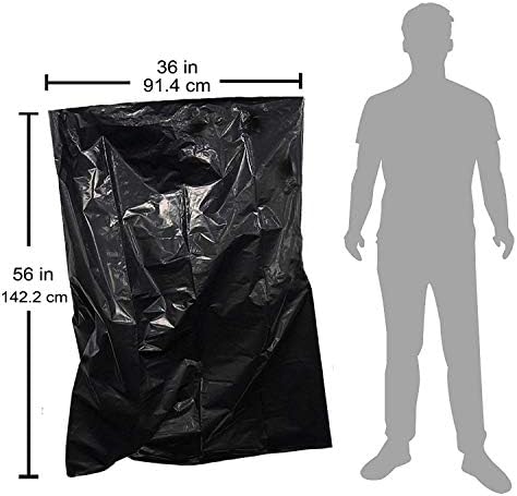 Bolsas de Basura Reli. para Contratistas de 55 Galones | 20 Bolsas | Resistente | Color Negro - imagen 6