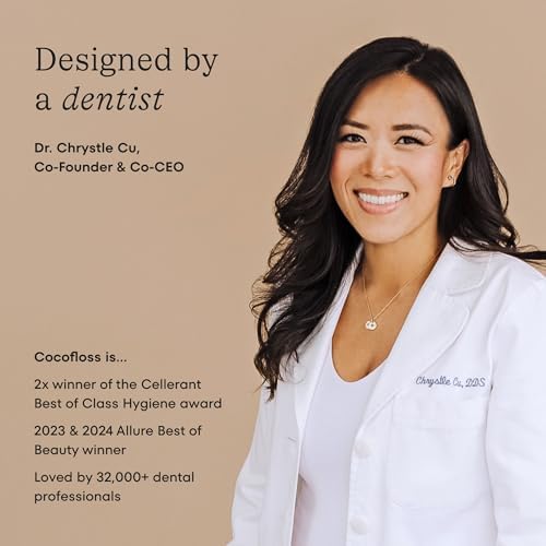 Cocofloss Refil de Hilo Dental Expandible de Cocolab, Hilo Dental con Cera Infusionado con Aceite de Coco, Vegano, Menta, Paquete de 3 Refills - imagen 7