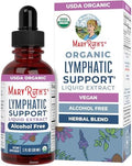 Gotas Líquidas de Soporte Linfático MARYRUTH'S Orgánicas USDA | Mezcla Herbal con Equinácea y Saúco | Verbena Azul | Vegano | Sin Alcohol | No GMO | - imagen 1