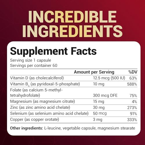 Suplemento de Zinc Dr. Berg 30mg con Magnesio, Vitamina D3, Selenio y Cobre - Zinc Quelado para Hombres y Mujeres - 60 Cápsulas para Inmunidad, Piel, - imagen 7