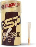 Conos Pre-enrollados RAW Classic 1-1/4 de Larga Duración - Paquete de 100 con Consejos y Tubos de Empaque Incluidos - imagen 1