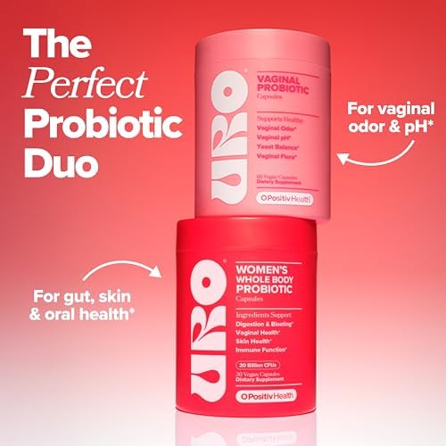 O Positiv URO Probiótico para Mujeres – Probiótico Todo en Uno para Salud Vaginal, Intestinal, de Piel y Oral – 20B+ CFUs, Raíz de Regaliz, Diente de - imagen 8