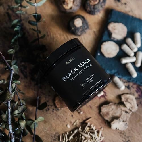 Cápsulas de Maca Negra Orgánica 40x con Ashwagandha - Suplemento para Hombres 40:1 - 100% Maca Peruana Gelatinizada en Polvo - imagen 4