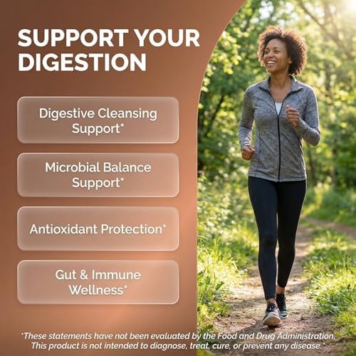 Suplemento Vegano de Cápsulas para la Salud Digestiva y Desintoxicación: Clean Nutra Aceite de Ajenjo, Nogal Negro, Semillas de Calabaza, Clavo, - imagen 2