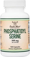 Suplemento de Fosfatidilserina 300mg por Porción, 120 Cápsulas (Complejo de Fosfatidilserina) de Double Wood - imagen 1