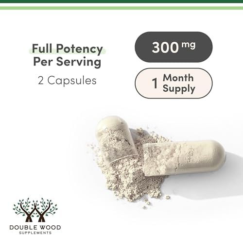 Suplemento de Fosfatidilserina 300mg por Porción, 120 Cápsulas (Complejo de Fosfatidilserina) de Double Wood - imagen 3