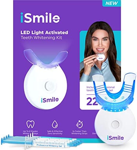 Kit de Blanqueamiento Dental iSmile - Luz LED, Peróxido de Carbamida al 35%, (3) Jeringas de Gel de 3ml, (1) Gel de Remineralización y Bandeja. - imagen 1