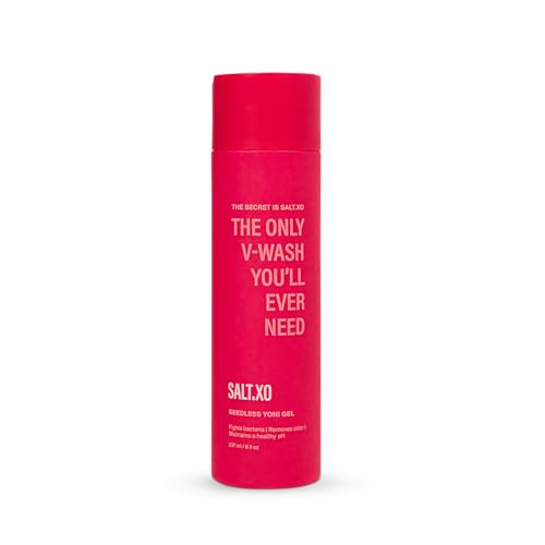 Gel de Lavado Yoni Sin Semillas salt.xo, Gel Natural para Cuidado Íntimo con Pepino y Aloe Vera, pH Balanceado, 8 Fl Oz, Libre de Crueldad - imagen 1