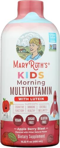 Multivitamínico Líquido para Niños MARYRUTH'S | Suplemento de Soporte Inmunológico | Vitamina C y D | Nutrientes Esenciales | Vegano | 15.22 fl oz - imagen 1