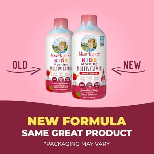 Multivitamínico Líquido para Niños MARYRUTH'S | Suplemento de Soporte Inmunológico | Vitamina C y D | Nutrientes Esenciales | Vegano | 15.22 fl oz - imagen 8