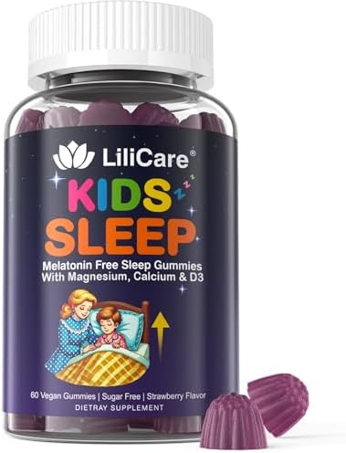 Gomitas para Dormir Niños - Suplemento de Magnesio, Calcio, D3, B6 y L Teanina | Alternativa a Melatonina para un Sueño Reparador (Paquete de 1) - imagen 1