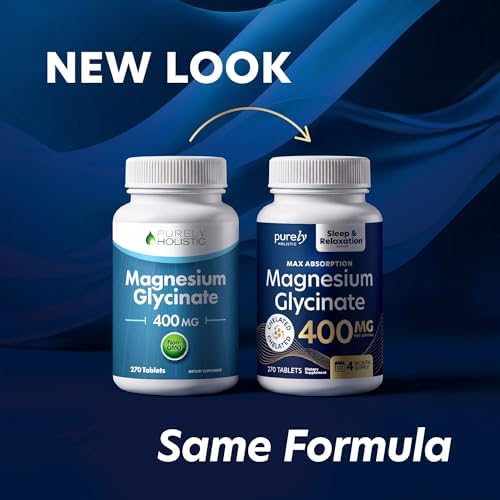 Glicinato de Magnesio 400mg | Suministro para 4+ Meses | Apoyo para Sueño, Relajación y Músculos | Suplemento Vegano de Magnesio Chelado | 270 - imagen 2