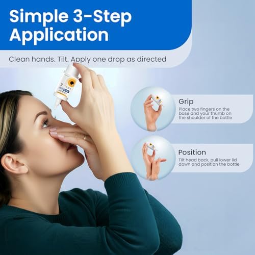 Optase HYLO Relief Gotas para Ojos Secos, 10 ml (0.33 fl oz), 300 Dosis - Gotas Sin Conservadores, Solución Hidratante Compatible con Lentes de - imagen 5