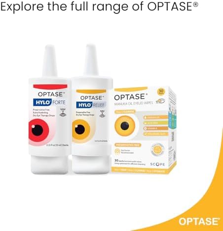 Optase HYLO Relief Gotas para Ojos Secos, 10 ml (0.33 fl oz), 300 Dosis - Gotas Sin Conservadores, Solución Hidratante Compatible con Lentes de - imagen 8