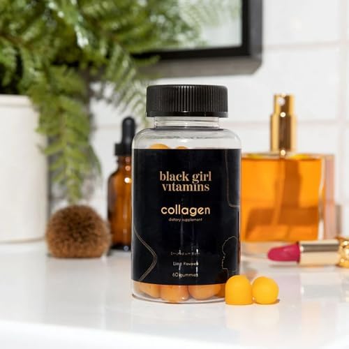 Vitaminas Black Girl - Gomitas de Colágeno para el Cabello, Piel y Uñas, con Vitamina C, E y Biotina, Sin Gluten, (Lima), 60 piezas - imagen 3