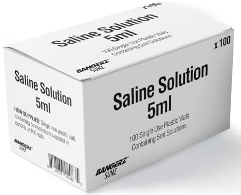 Solución Salina Bangerz Sunz 5ml, 100 unidades por caja - imagen 2