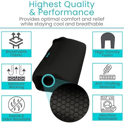 Almohadillas y Agarraderas Vive Premium para Muletas - Cómodas, Transpirables y Lavables a Máquina - Fundas que Reducen Olores y Humedad para Adultos - imagen 6