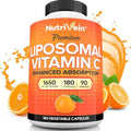 Suplemento de Vitamina C Liposomal Premium Nutrivein 1650mg - 180 Cápsulas: Alta Absorción y Dosis para Defensas del Cuerpo y Bienestar General - imagen 1
