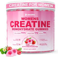 Creatina para Mujeres, Gomas de Creatina Monohidratada con Colágeno, BCAA, L-Carnitina y Taurina, Sabor Fresa, Suplemento Energético Sin Azúcar, 120 - imagen 1