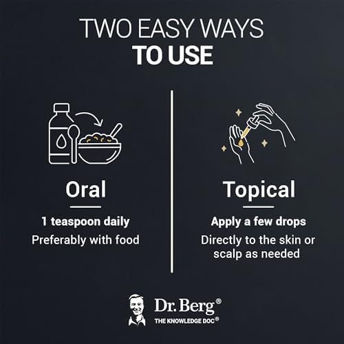 Aceite de Semilla Negra Orgánico Dr. Berg – Aceite de Comino Negro 100% Puro – USDA Orgánico, Halal, Vegano – Para Cabello, Piel y Sistema - imagen 8