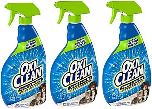 OxiClean Limpiador de Alfombras y Tapetes, Spray Quitamanchas y Eliminador de Olores para Mascotas, 24 fl oz (Paquete de 3) - imagen 1