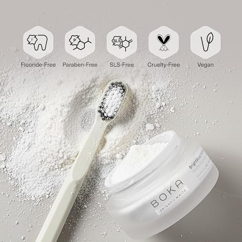 Polvo Blanqueador Boka para Dientes - Hidroxiapatita Nano, Ideal para Dientes Sensibles, Alternativa a Pasta Dental con Aceites Esenciales, - imagen 4