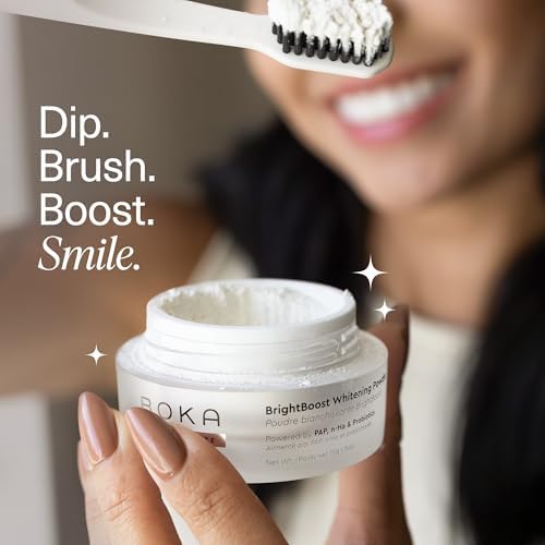 Polvo Blanqueador Boka para Dientes - Hidroxiapatita Nano, Ideal para Dientes Sensibles, Alternativa a Pasta Dental con Aceites Esenciales, - imagen 5