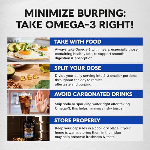 Aceite de Pescado Omega 3 3600 mg - Suplemento Omega 3 | EPA & DHA - Libre de Metales Pesados - Apoyo para Corazón, Cerebro y Articulaciones - Aceite - imagen 5
