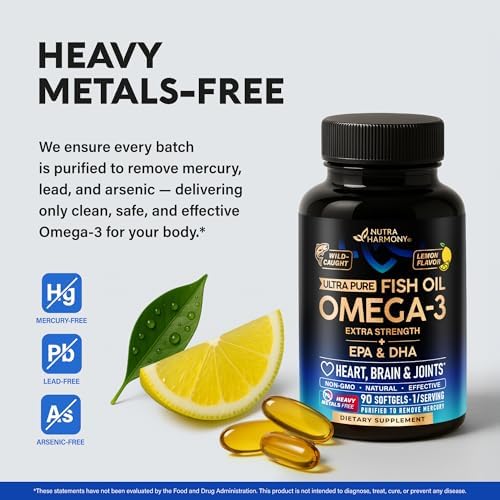 Aceite de Pescado Omega 3 3600 mg - Suplemento Omega 3 | EPA & DHA - Libre de Metales Pesados - Apoyo para Corazón, Cerebro y Articulaciones - Aceite - imagen 8